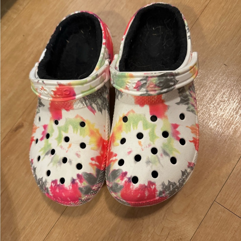 CROCS Multicolor Tie-Dye Clogs